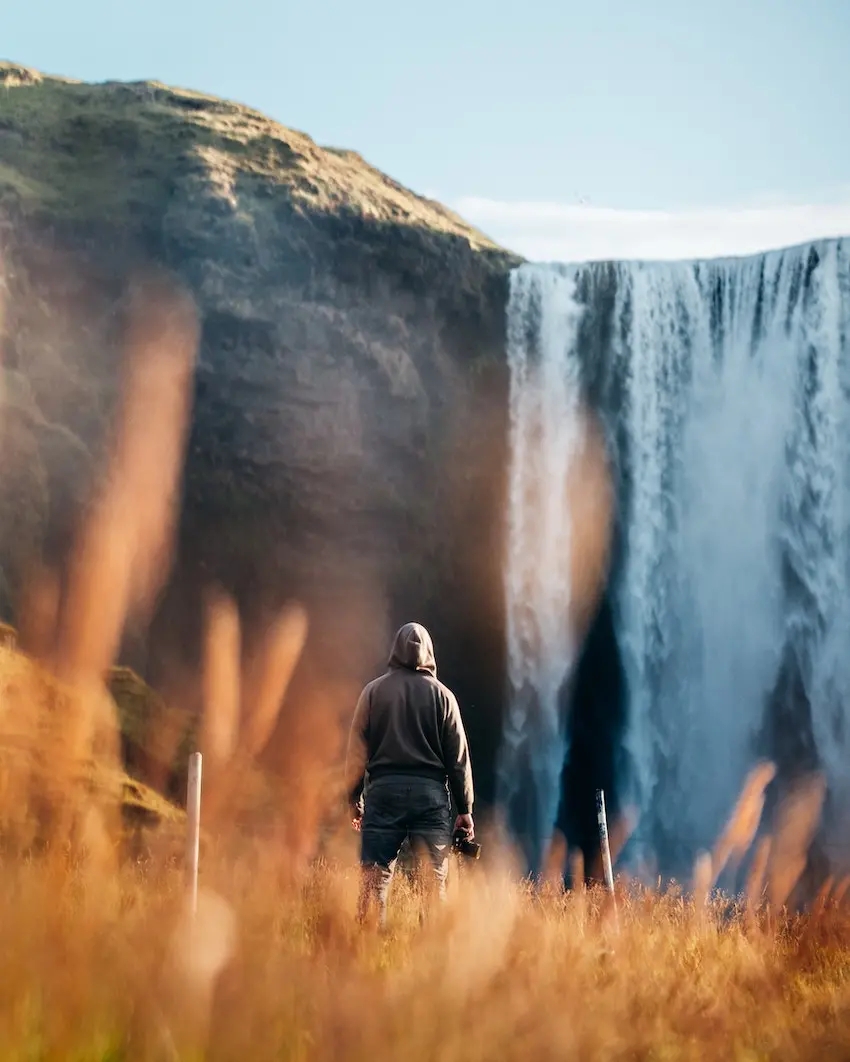 Travel Safety Rules for College Students - Skogafoss, Iceland