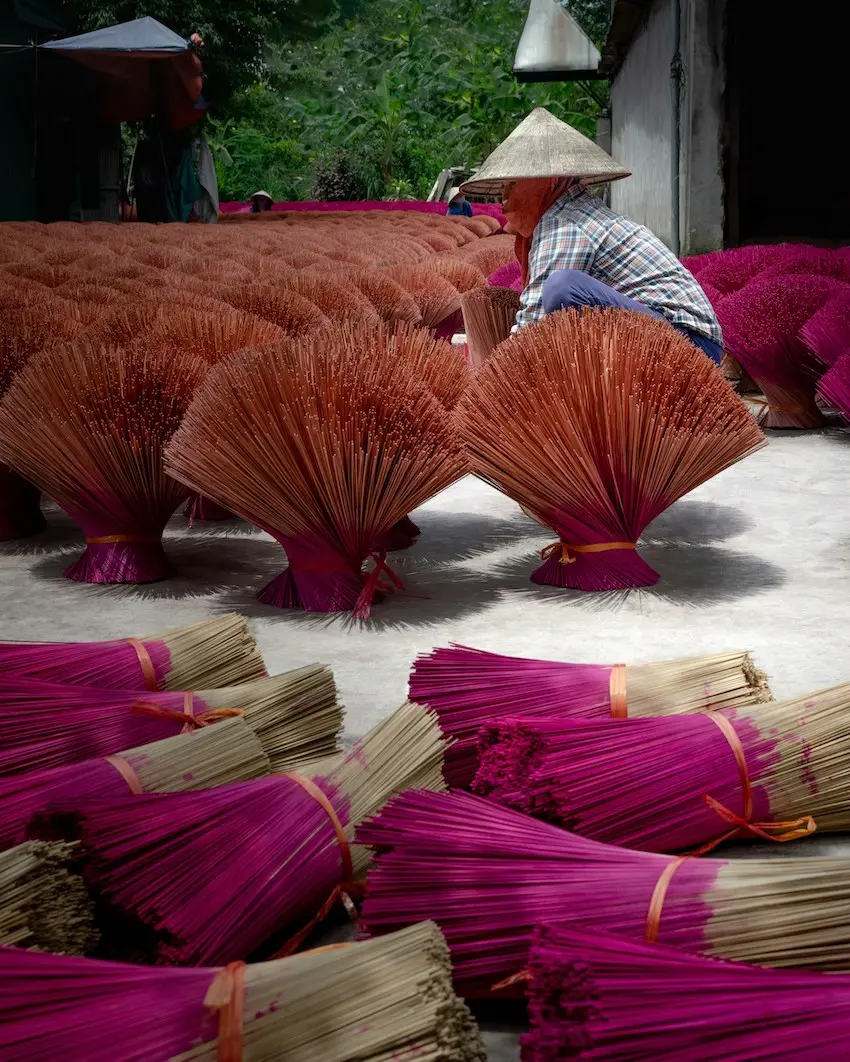 Top Business Ideas for Travel Lovers - A Complete Guide - Quang Phu Cau Incense Village, Vietnam