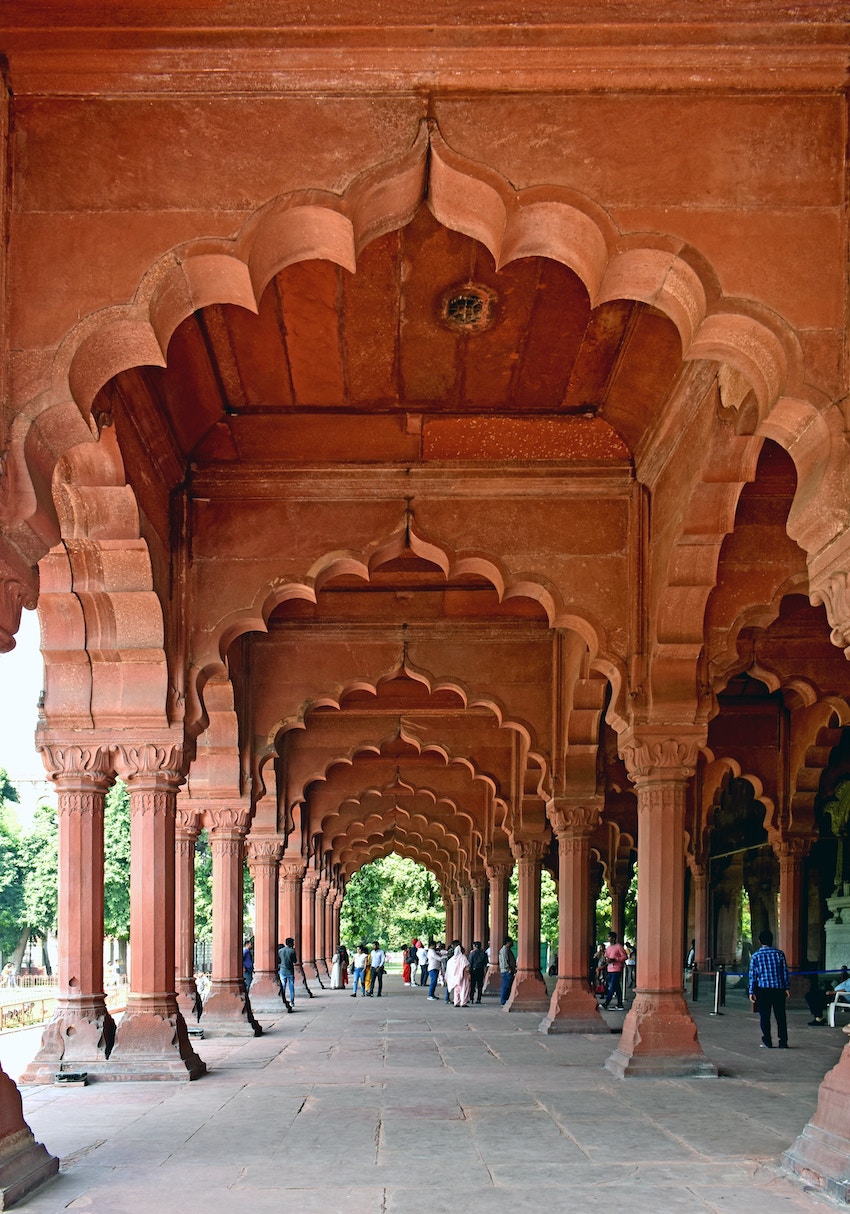 Travel India - Exploring New Delhi's Rich Tapestry - Hall of Audience, Red Fort or Lal Qila, Delhi, India
