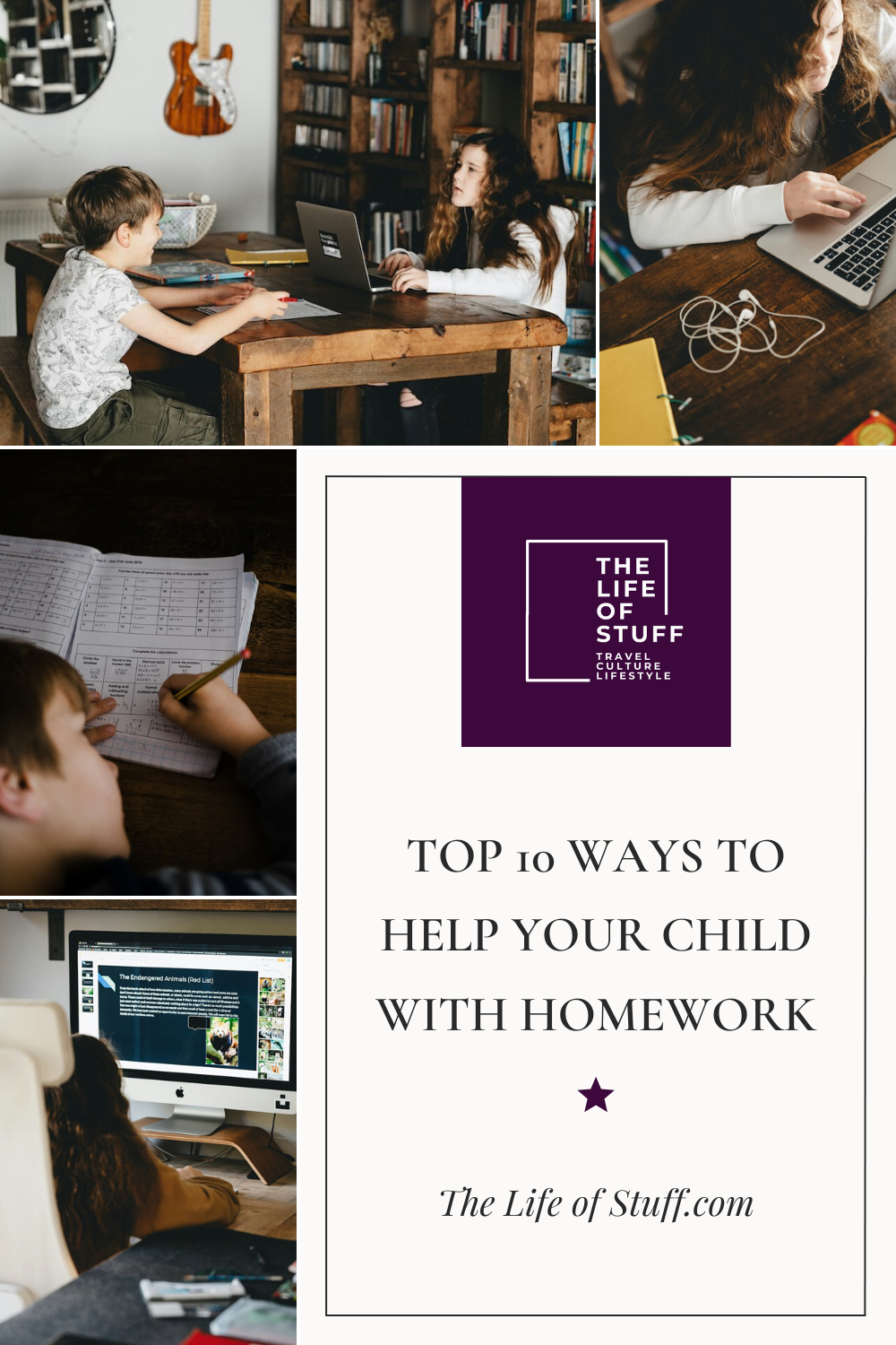Top 10 Ways to Help Your Child with Homework - The Life of Stuff